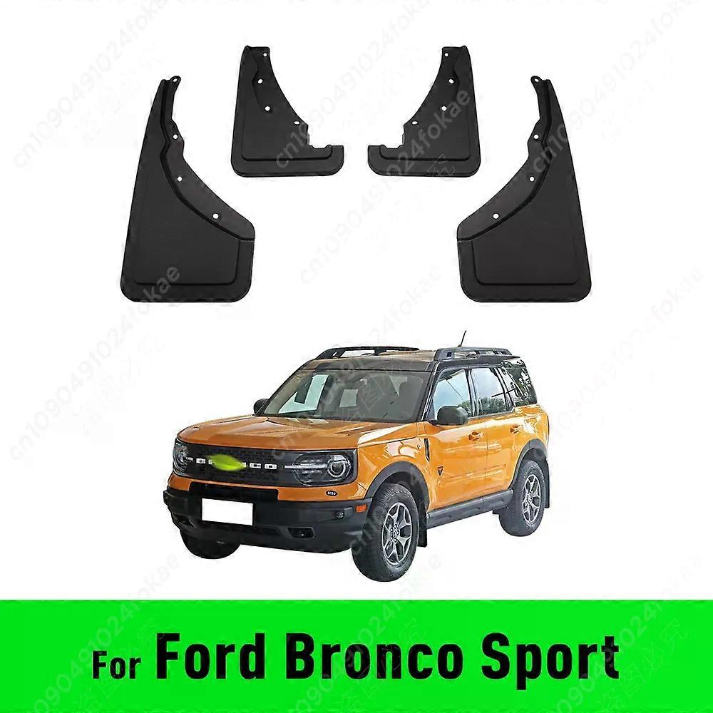 Exquisite Car Mud Flaps For Ford Bronco sport 2021 2022 2023 Fender Mudguard Mud Flaps Guard Splash Flap Mudguards Car Accessories