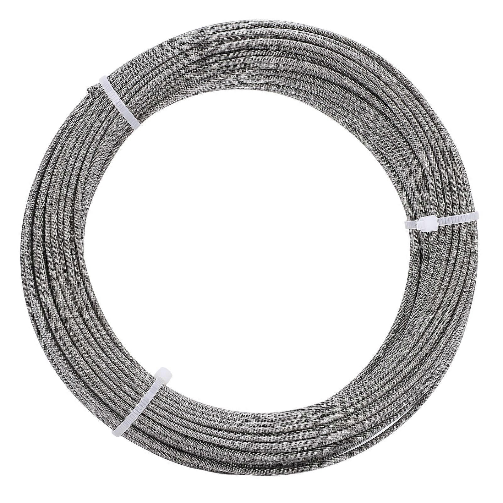 100ft 2mm Edelstahl Drahtseil Spannschloss Spanner Kit