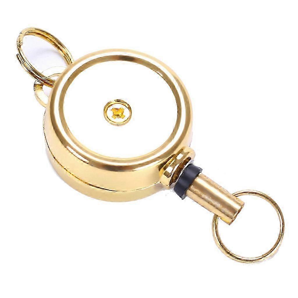 5 Colors Retractable Keyring ID Card Reel Badge Holder Keychain for Backpacks