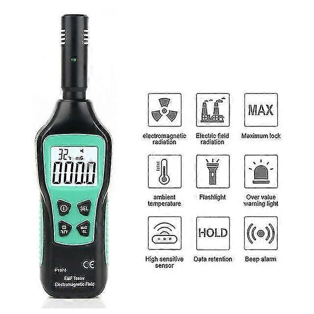 Radiation Dosimeter Emf Detector Emf Meter Electromagnetic Radiation Geiger Counter Tester Radiation Dosimeter Paranormal
