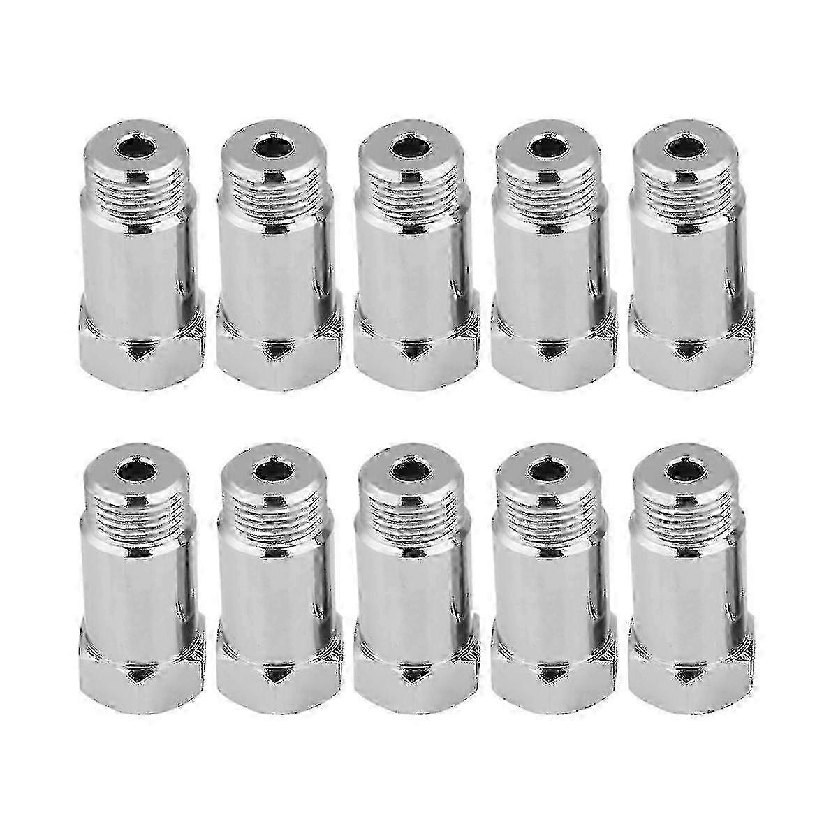 10pcs O2 Sensor Spacer Adapter Extender Extension Straight 45mm M18x1.5 Extension Spacer Extender C f74