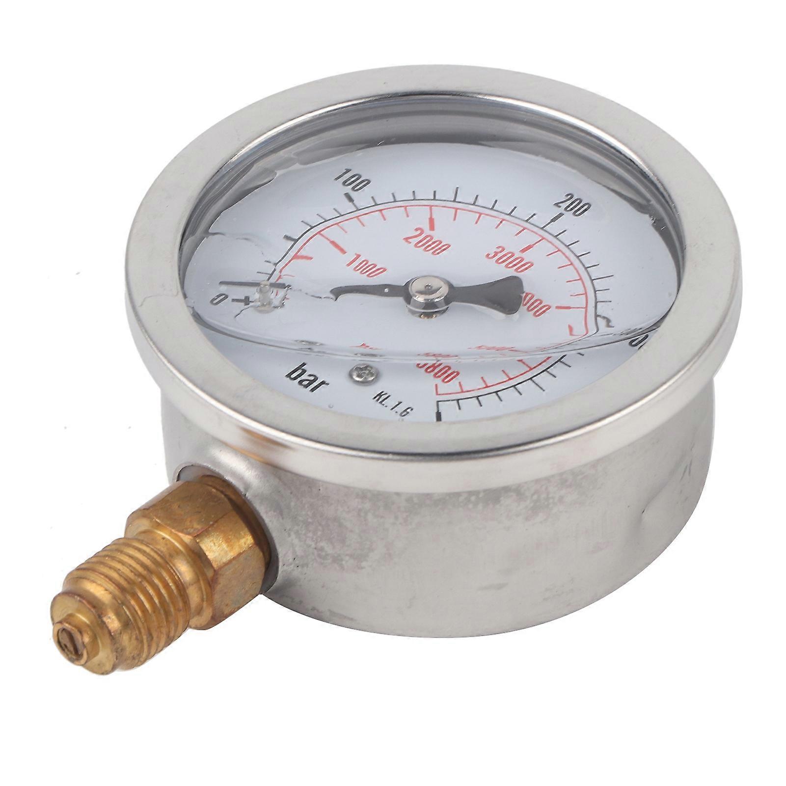 0-400BAR 0-5800PSI G1 / 4 68mm Zegarowy miernik ciśnienia hydraulicznego