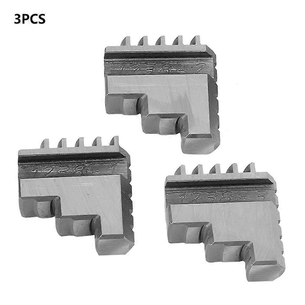 3pcs pair K11-80 Inside Jaw Chuck Self Centering Metal Lathe Chuck Jaws Metal Processing Tool