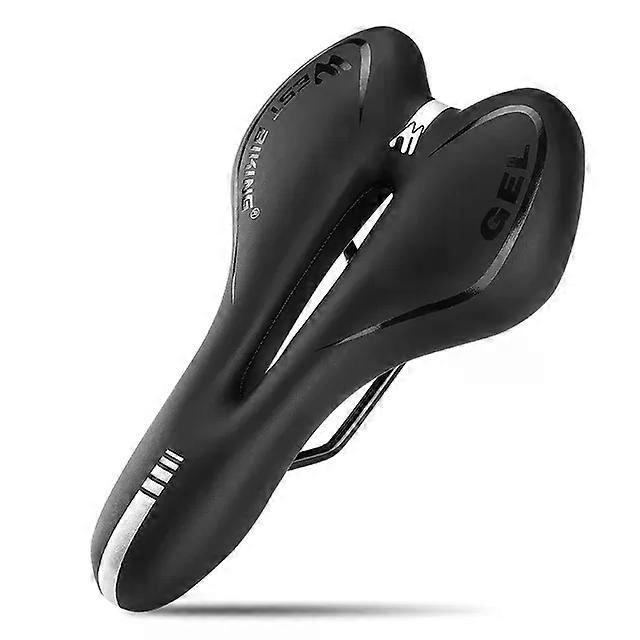 unbrand MTB Comfort Saddle Foam Painless Cycling Seat Cushion Soft PU Leather Retro Brown Saddle Mou