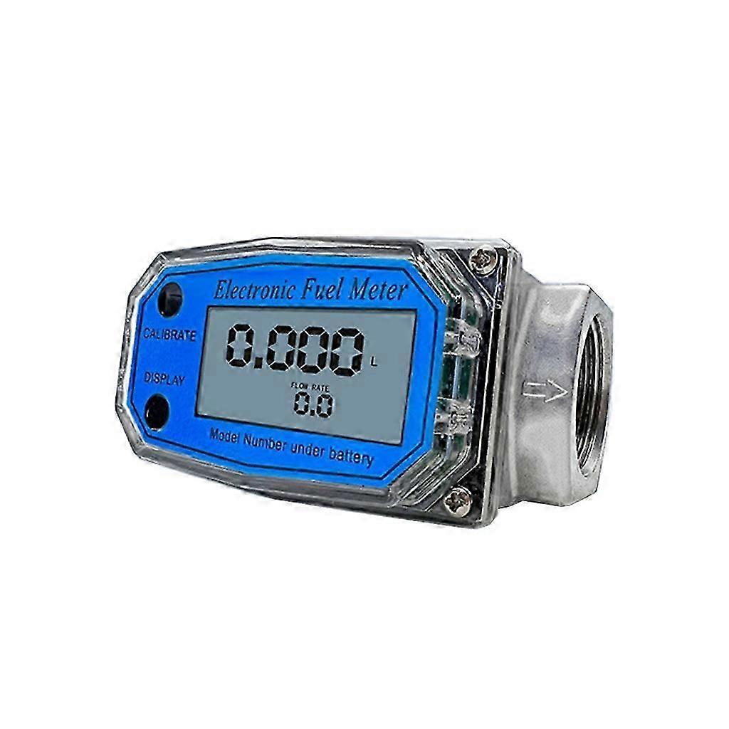 Flowmeter 1/2/2.5/3in Liquid Flow Sensor Meter Electronic Turbine- Flow Meter v