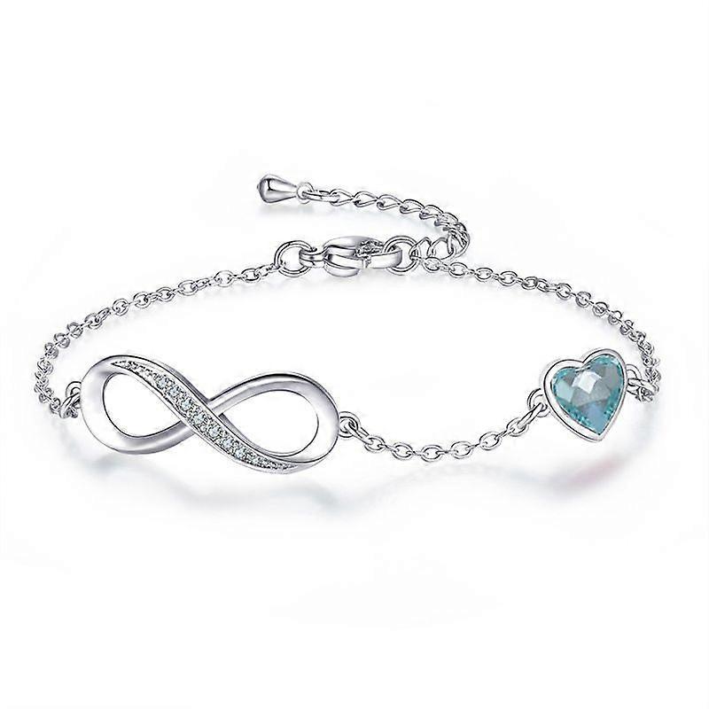 女性のためのブレスレット、スターリングシルバー925ブレスレット調節可能な女性のブレスレット、女性のためのシルバーブレスレットジュエリーGIF誕生日母の日カラー2