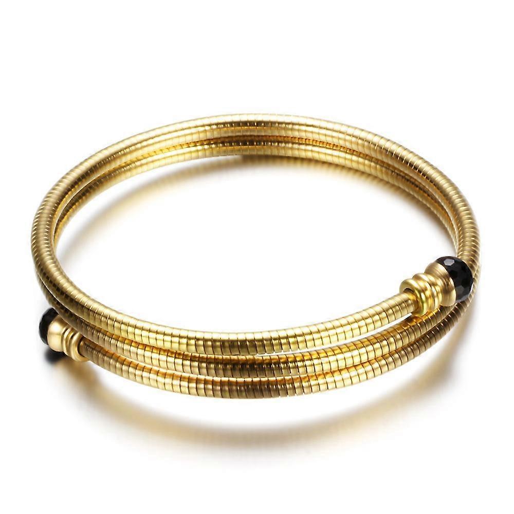 Ins Trendy Titanium Steel Personalized Steel Wire Multi-Layer Open Adjustable Steel Wire Bracelet Bracelet