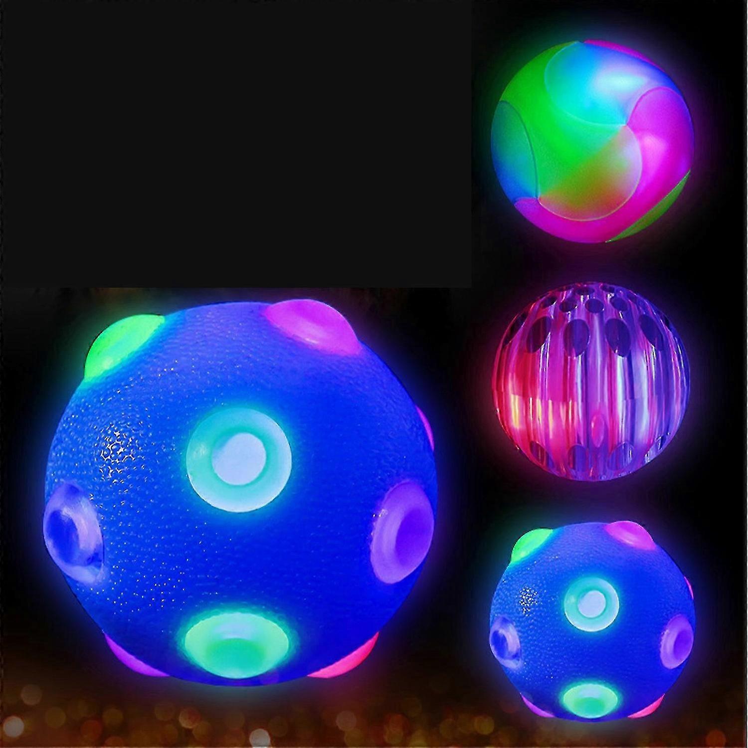 Illuminated Dog Ball, Self Moving Dog Ball, Jumping Activation Ball, Dog Shake Ball, Toy, Flashing B