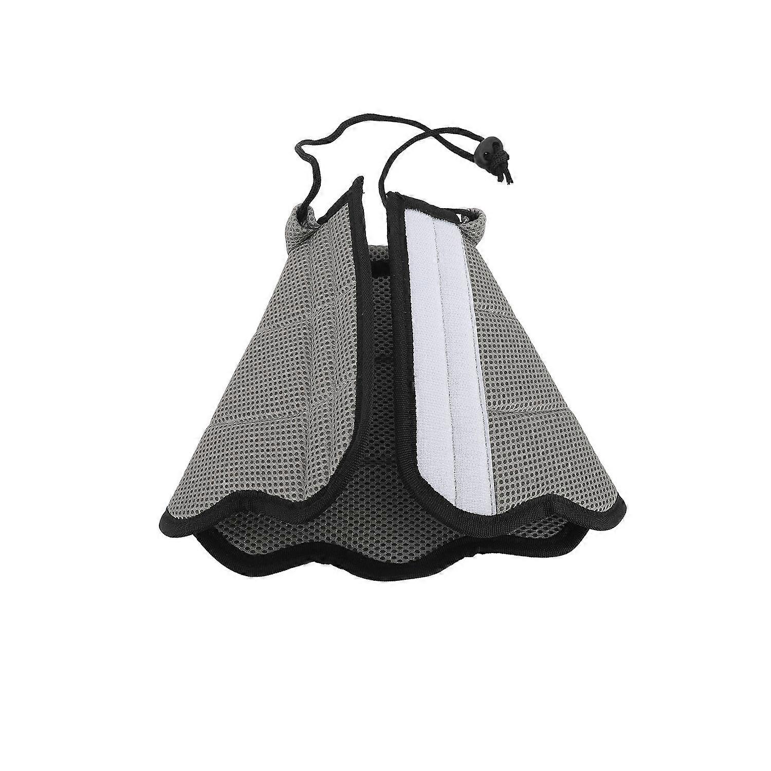 Dog Recovery Cone Prevent Licking Adjustable Drawstring Foldable Breathable Soft Woven Mesh Pet Reco