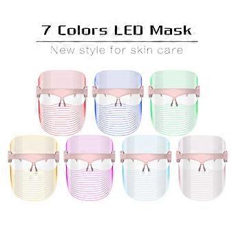 Avgiftsbelagt syv farger skjønnhet rosa maske husholdnings skjønnhetsinstrument ansiktsbehandling Mask_Special gave