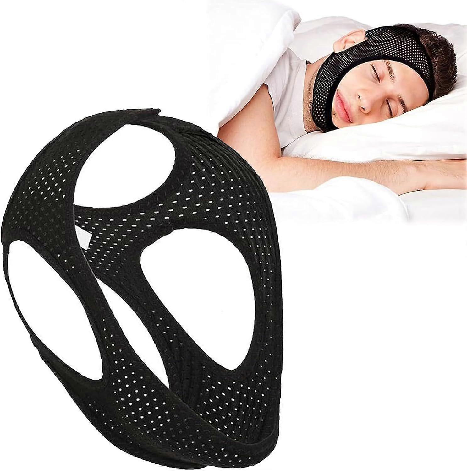 Anti Snore Chin Strap Stop Snoring Straps Sleep Apnea Belt Jaw Solution Support