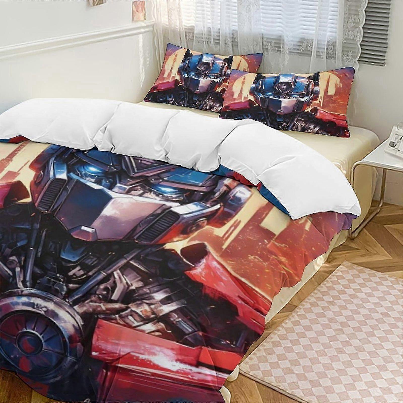 a3150 Lakens Transformers Beddengoed Set Dekbedovertrek Set ing Cartoon Thema Kinderkamer Lakens iip3150