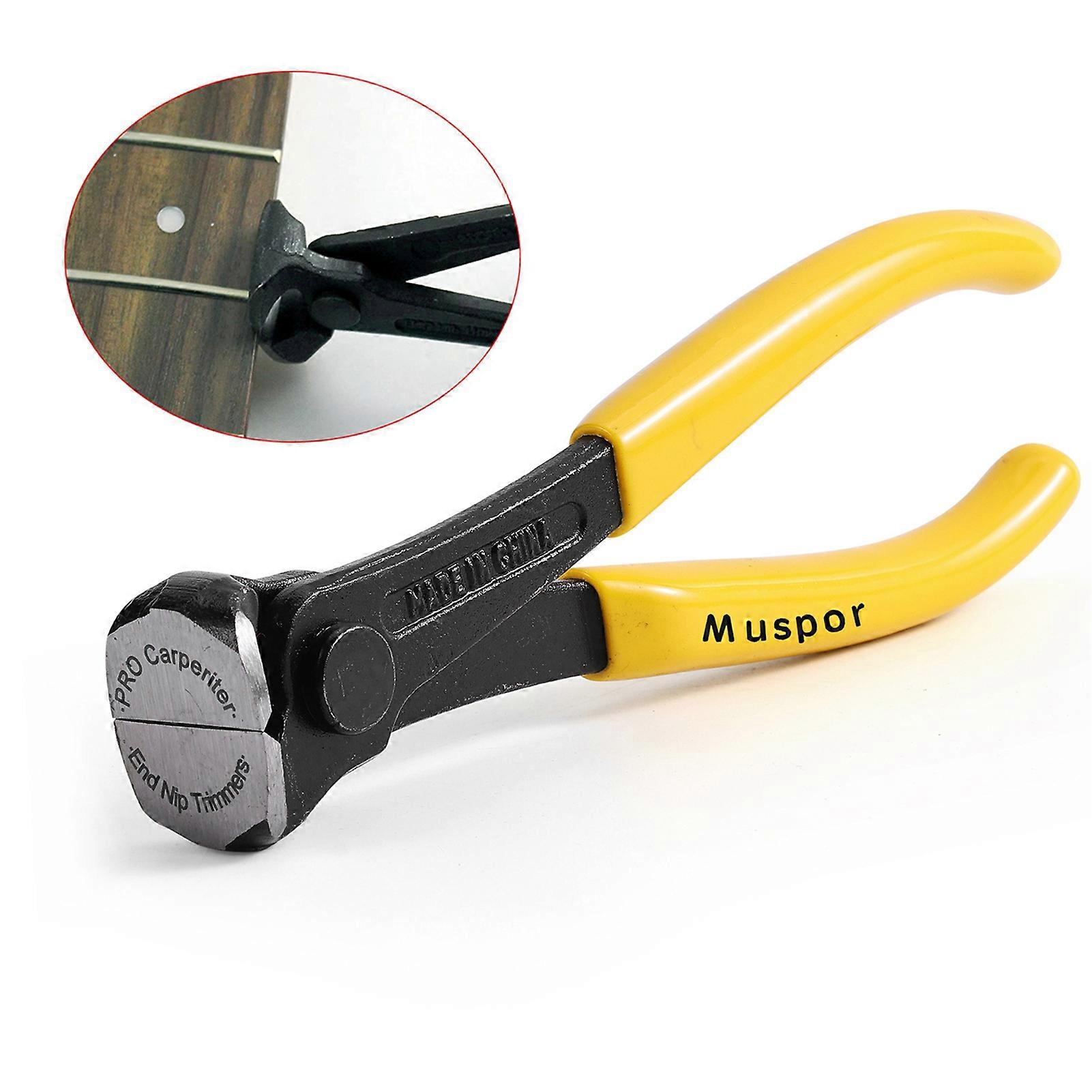 Muspor MX0361D 6-inch Cutter Nippers Guitar Fret Wire Cutting Luthier Tool Nipper Puller Pliers String Scissors End Nip Trimmer