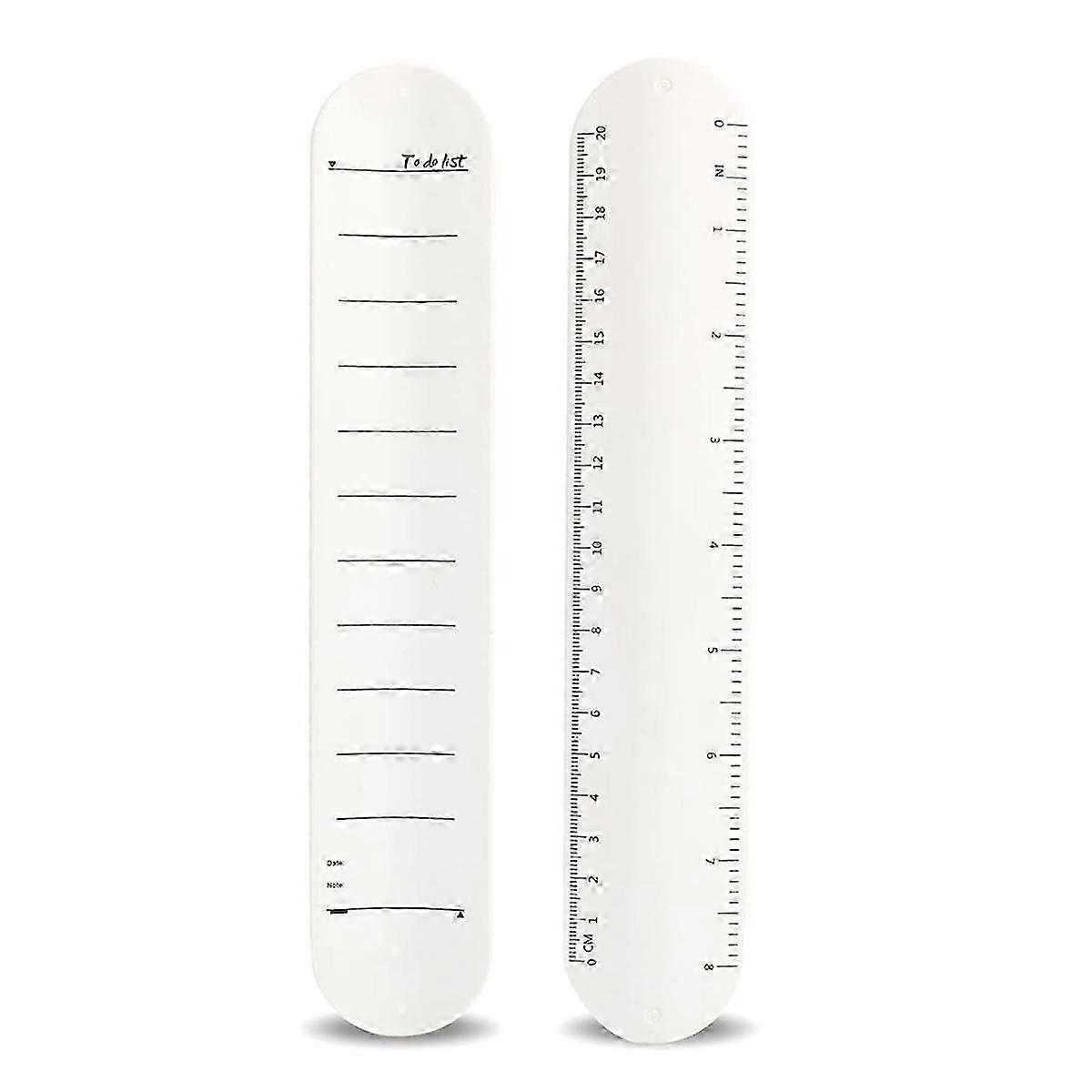 Wearable Nurse Notepad Wristbands, 2 Pack Silicone Reminder Bracelet Write on Memo,