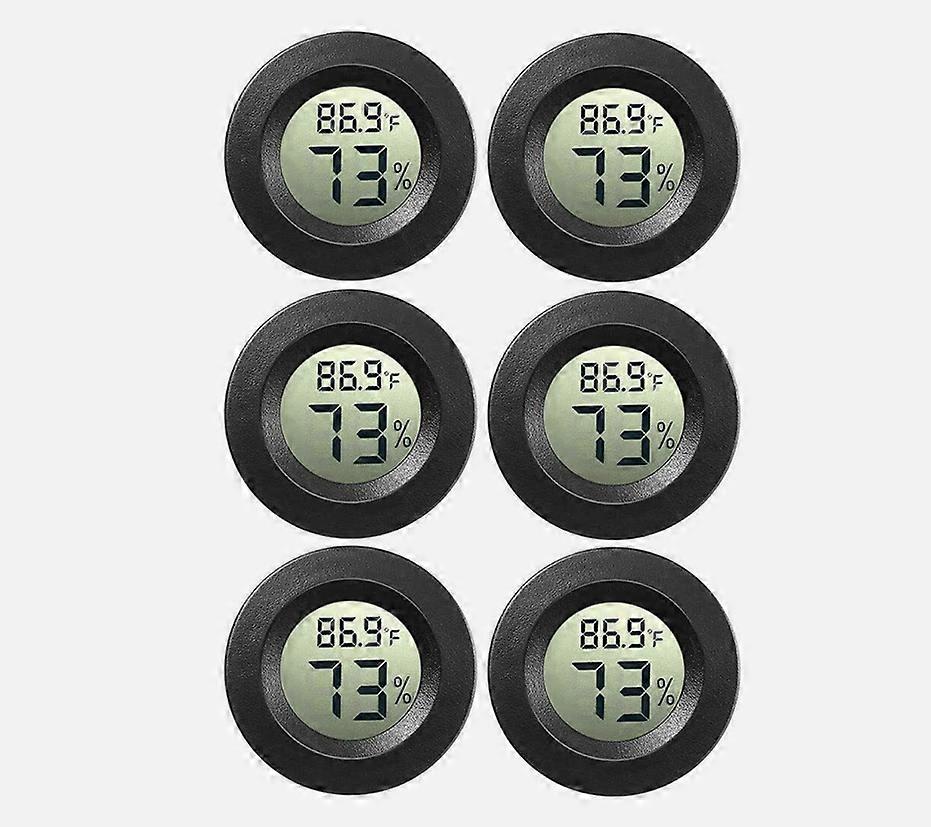 6x Digital Hygrometer Mini Thermometer Luftfeuchtigkeit Temperaturmesser Slim
