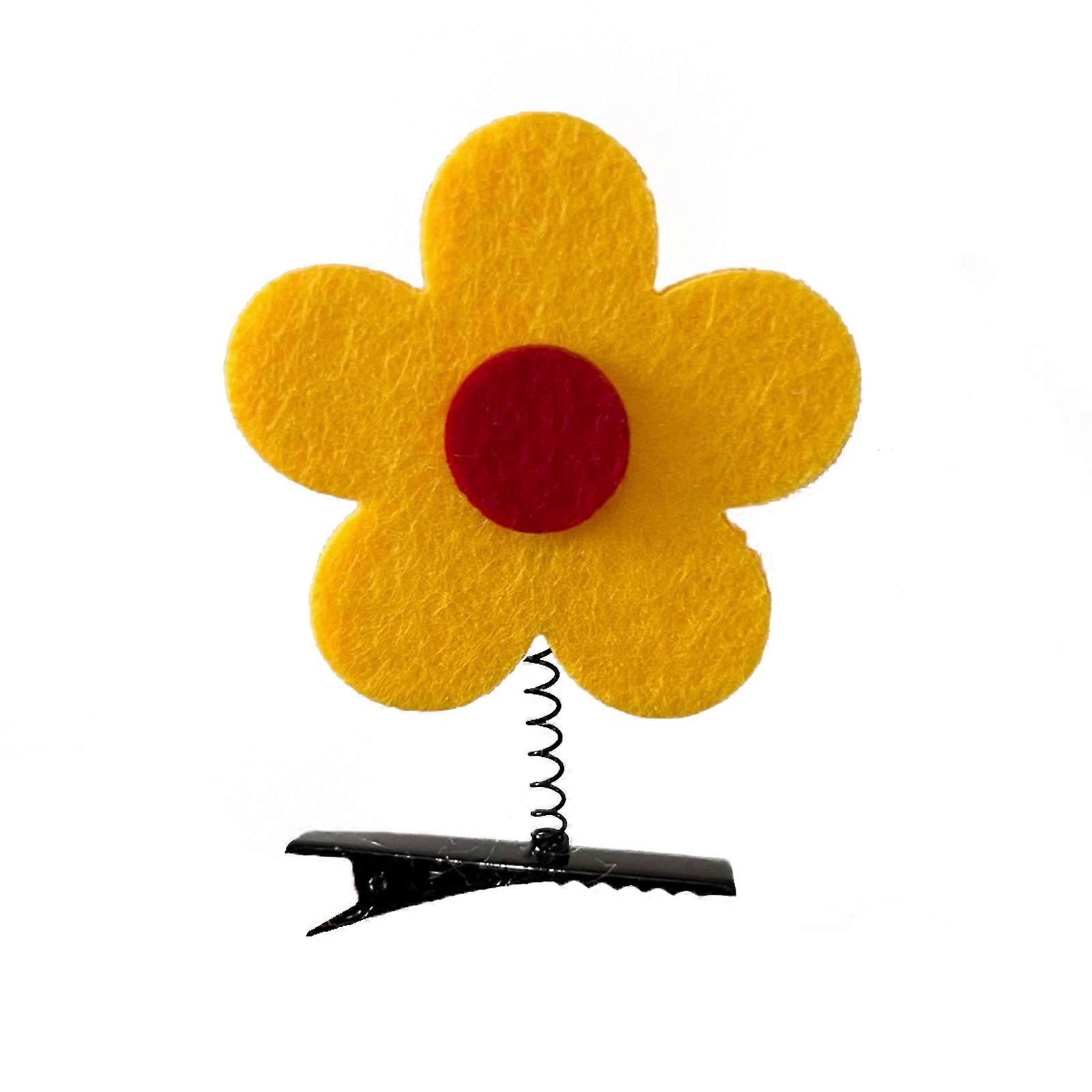 Wykrzyknik Efektowna spinka do włosów Zabawna efektowna z kwiatowym klipsem bocznym dla dziewczynek Zabawna spinka do włosów Realistyczne efektowne spinki do włosów