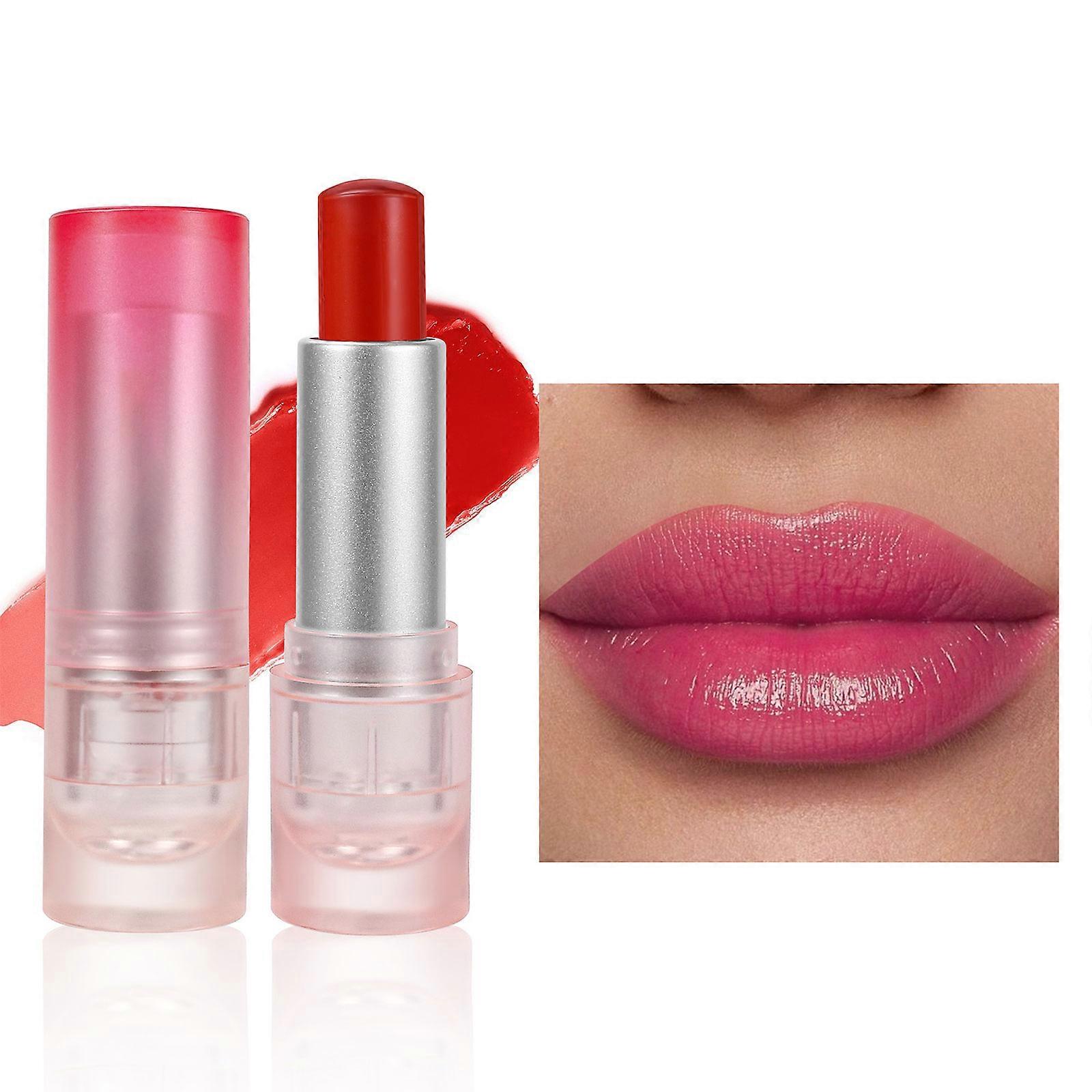 Rouge à lèvres changeant de couleur Brillant à lèvres hydratant longue durée Répare les lignes des lèvres Empêche les lèvres gercées pour les femmes 03style