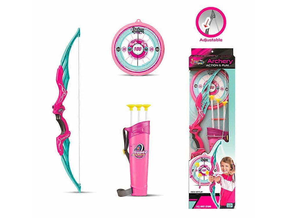 4 in 1 Bogenschieß-Kit - Everdeen Modell, Blau / Pink