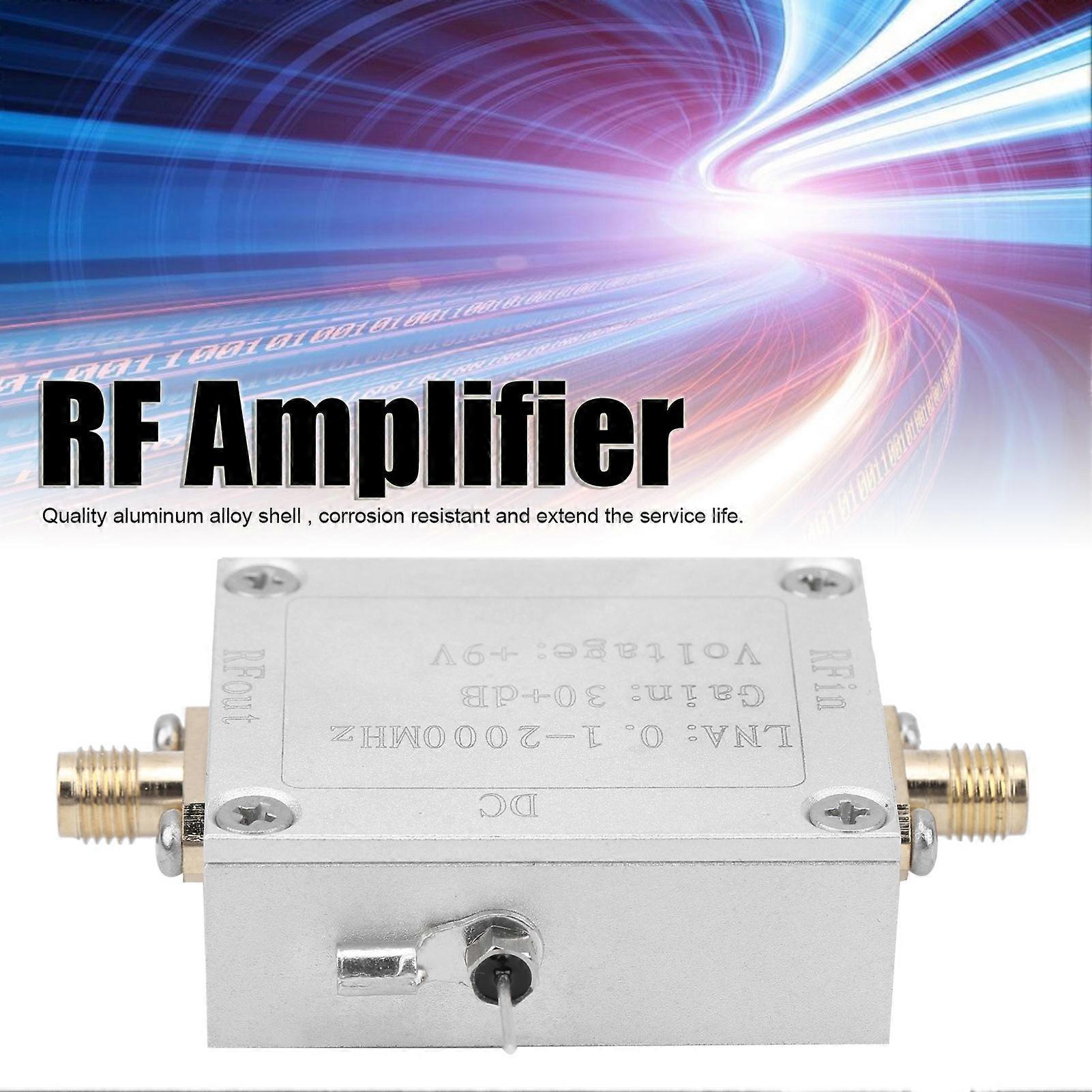 RF Amplifier Wideband Low Noise Module Radio Frequency Amplification Electronic Components