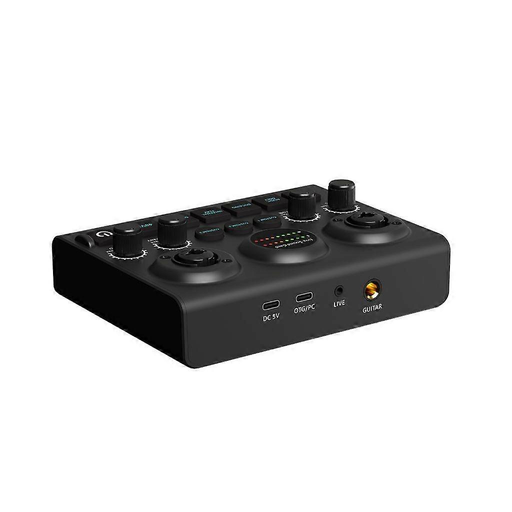 User Friendly Professional Sound Card for High Clear Recording Streaming