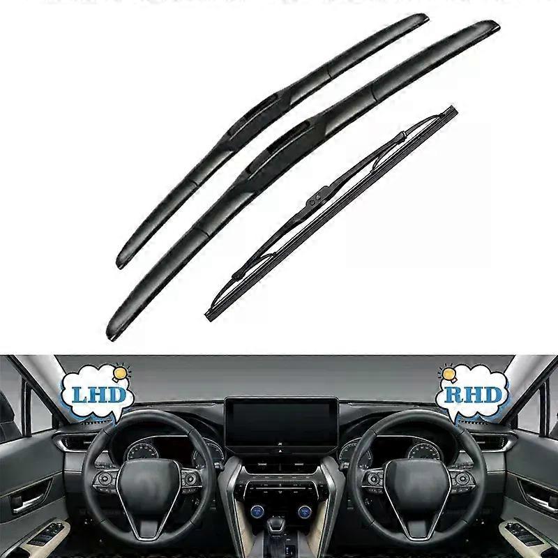 For For Ford Fusion Europe Hatchback 2002 - 2012 Front  Rear Wiper Blades Windshield Brushes Cutter Accessories 2007 2008 2010 2005