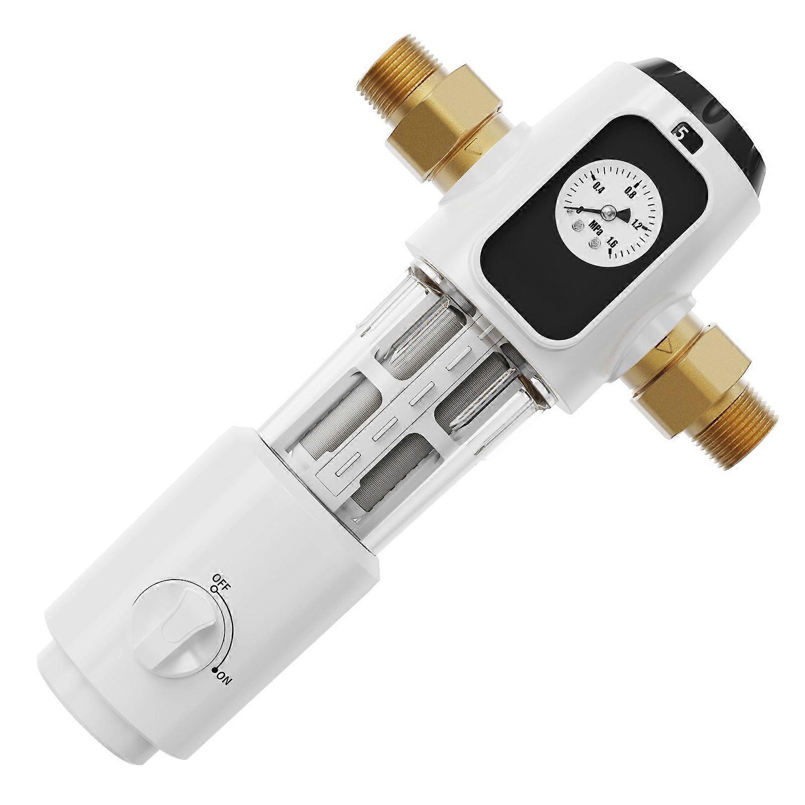 Filtr wirujący, 40-mikronowy filtr osadowy do wody studziennej, 3/4 "G-M + 1" G-M, wysokie natężenie przepływu 4 T / H, filtr osadowy wody studziennej