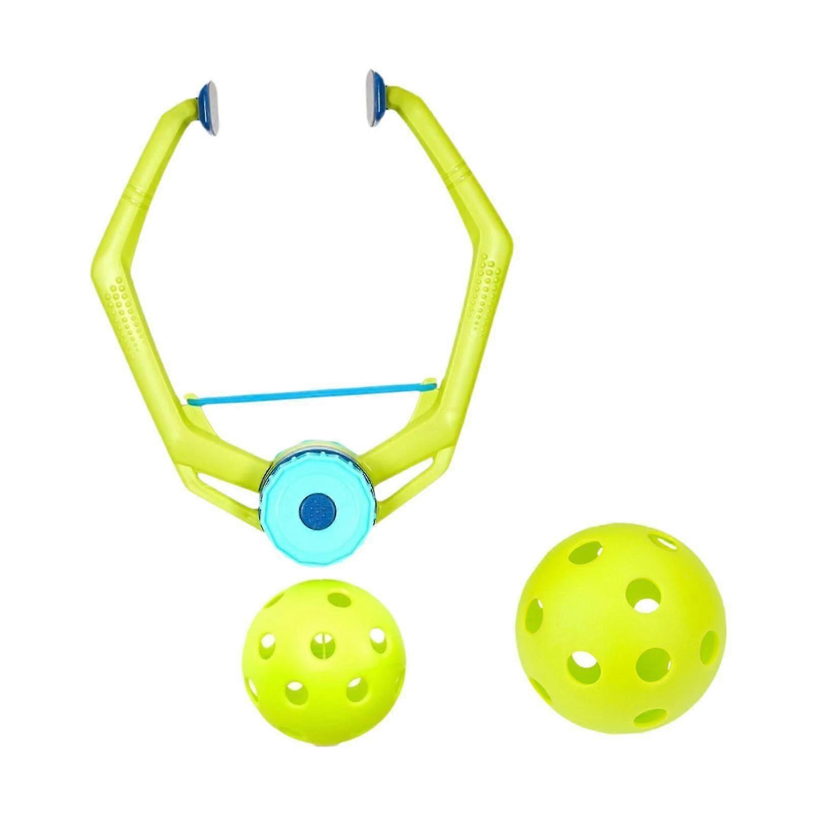 Professional Portable Pickleball Trainer with 26-Hole Ball and String Attachment