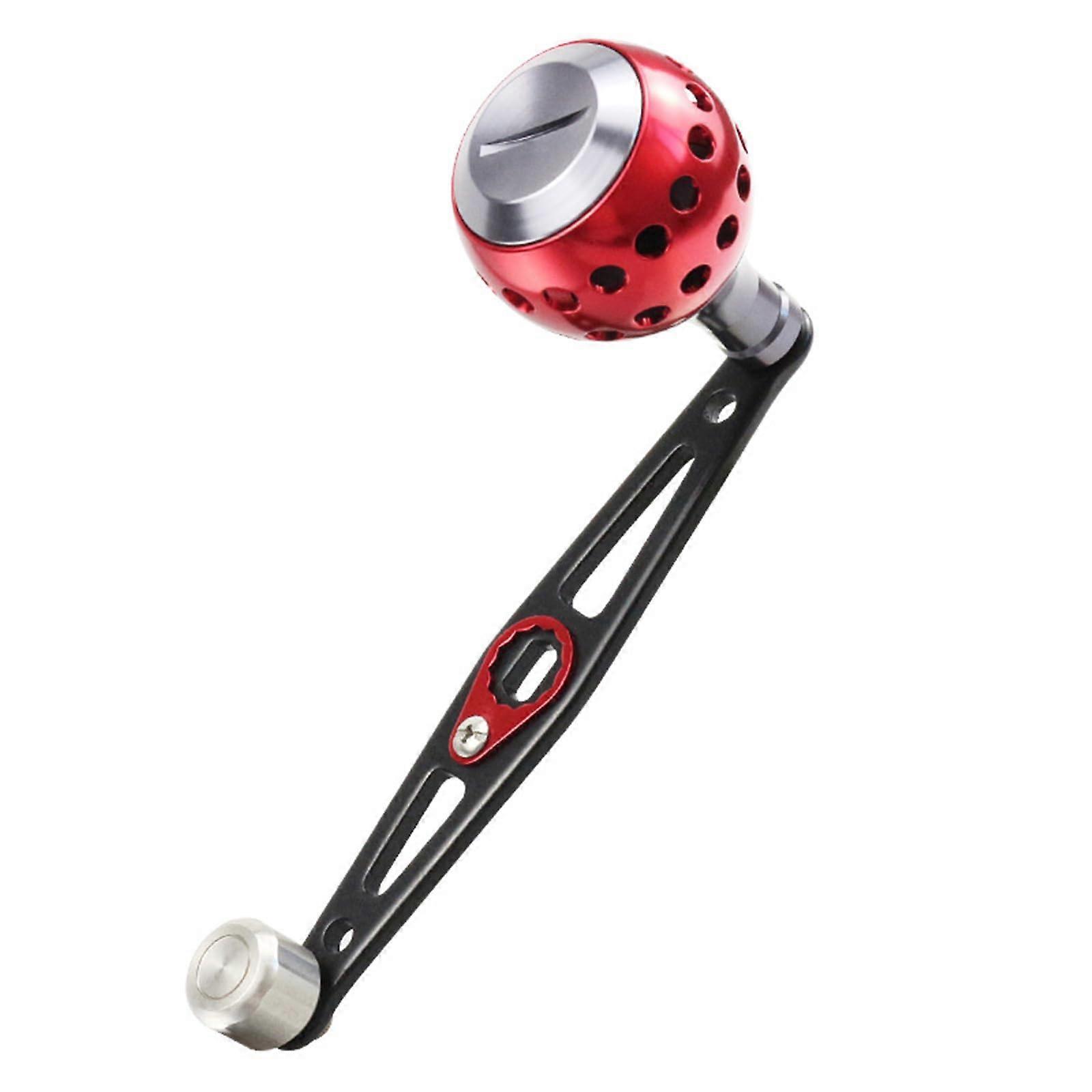 Fishing Reel Handle Power Handle Baitcasting Alloys Knob Jigging Grip with Fitting Replacement Part for Reel Low