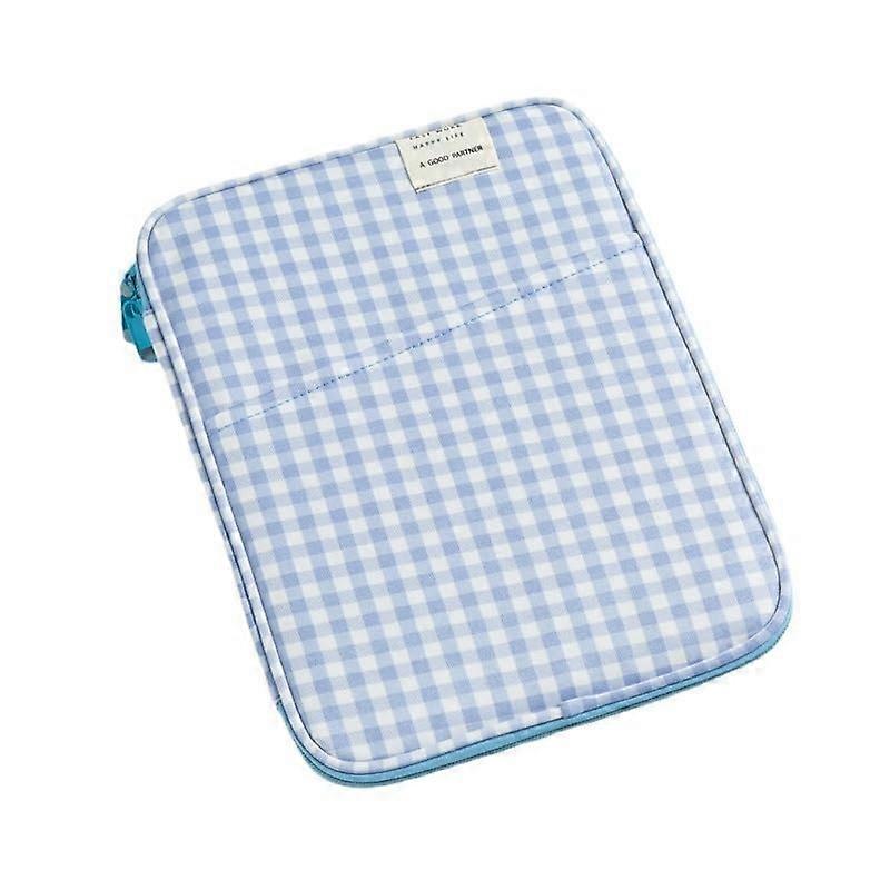 11-13 Inch Cute Puffy Laptop Sleeve Bag Fairycore Portable Cover Kawaii Tablet Pouch for 13 Inch Laptops in Blue