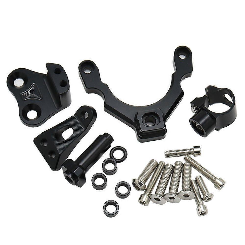 Applies toSuitable For Kawasaki Z900 17-20 Modified Titanium Size Bracket Direction Damping Buffers Anti-Flapping Head Balance Bar