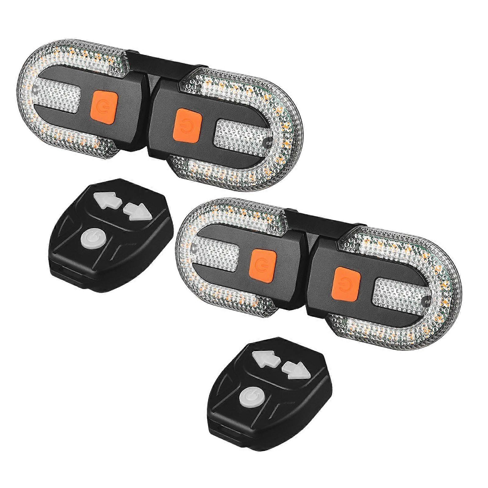 Bike Tail Light with Turn Signal, Split Bicycle Rear Lights, USB Rechargeable