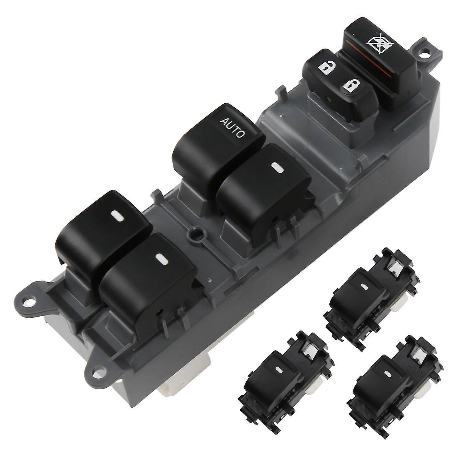 4PCS Power Window Switch 84820‑06100 Replacement for RAV4 Left Hand Drive 2006‑2012