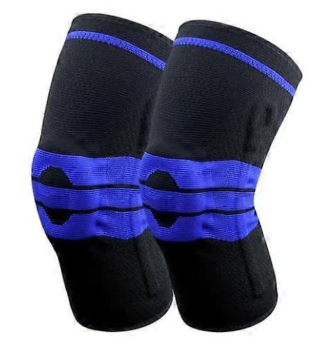 1 PAIR Knee Pads For Joint Compression Knee Pad Support Women Sports Kneelets Volleyball dancing Kneepad Sport Knee Brace (Black, Large))