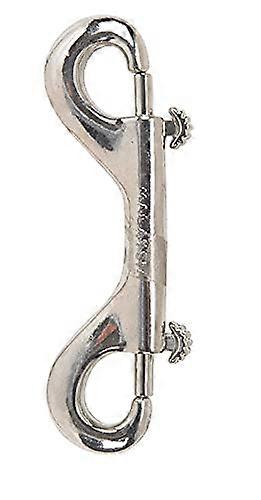 3/8 Inch Diameter Nickel-Plated Zinc Double Ended Bolt Snap 4 Inch Length 60 lb Load Capacity Pack of 10