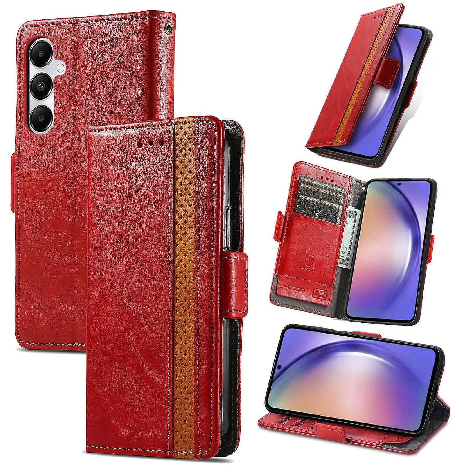 Compatible With Samsung Galaxy A55 Wallet Case, PU Leather Flip Case with Card Holders RFID Blocking Kickstand Phone Cover