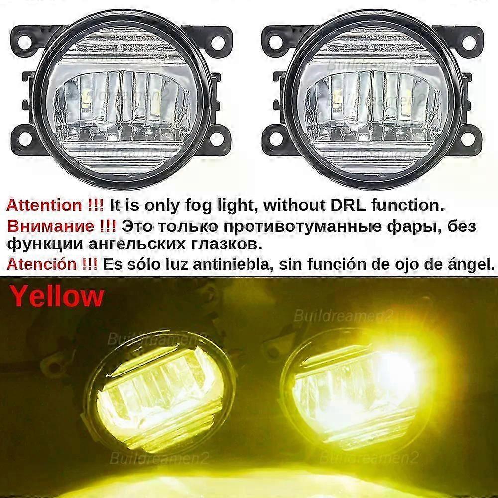 Compatible 30w Car H11 Led Fog Light Daytime Running Lamp Drl 2 Pieces For Peugeot Boxer E-boxer 2015 2016 2017 2018 2019 2020 2021 2022