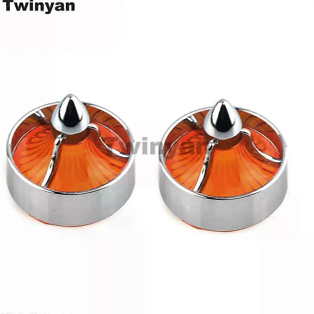 Motorcycle Bullet Turn Signals Light Cover Indicator Lens compatible for Har-ley Touring Road Street Glide Dyna Softail FatBoy Sportster XL