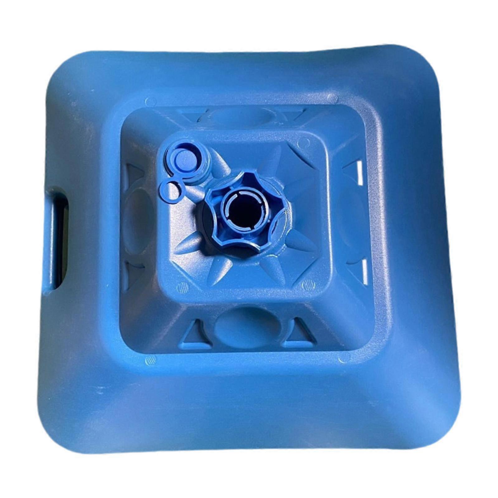 حامل عمود مظلة قاعدة مظلة قابل للتعبئة بالمياه لفناء خارجي بجانب المسبح