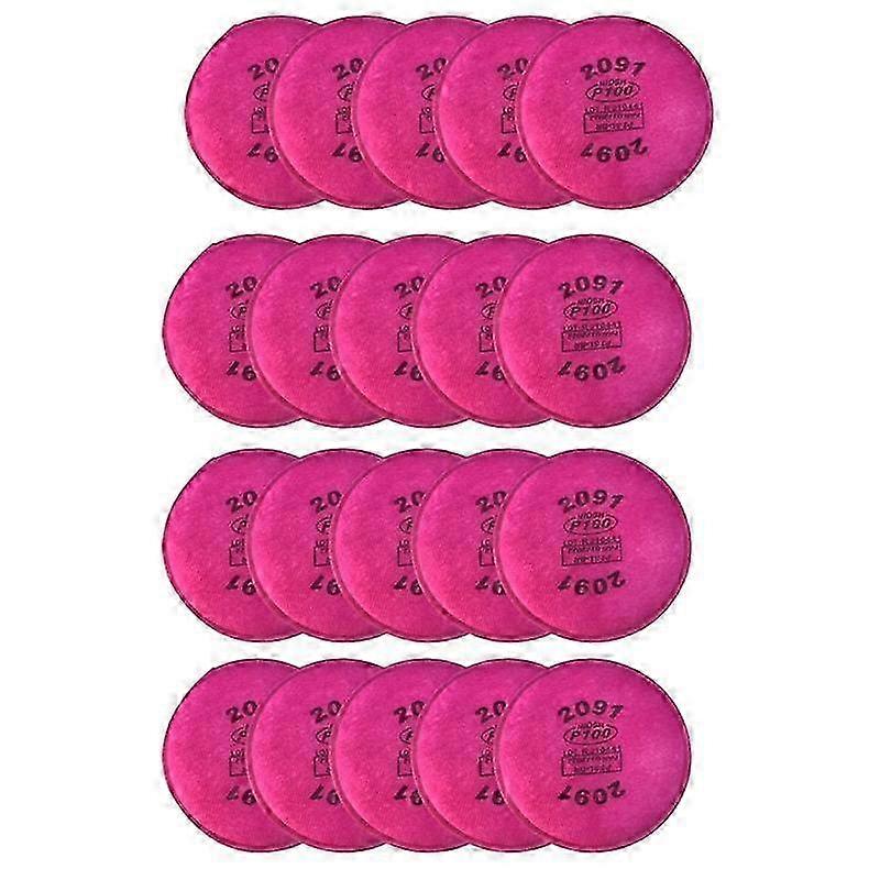 20 PACK 2091 P100 Particulate Filter compatible 2091, Replacement compatible 6000 6200 6800 7000 FF-