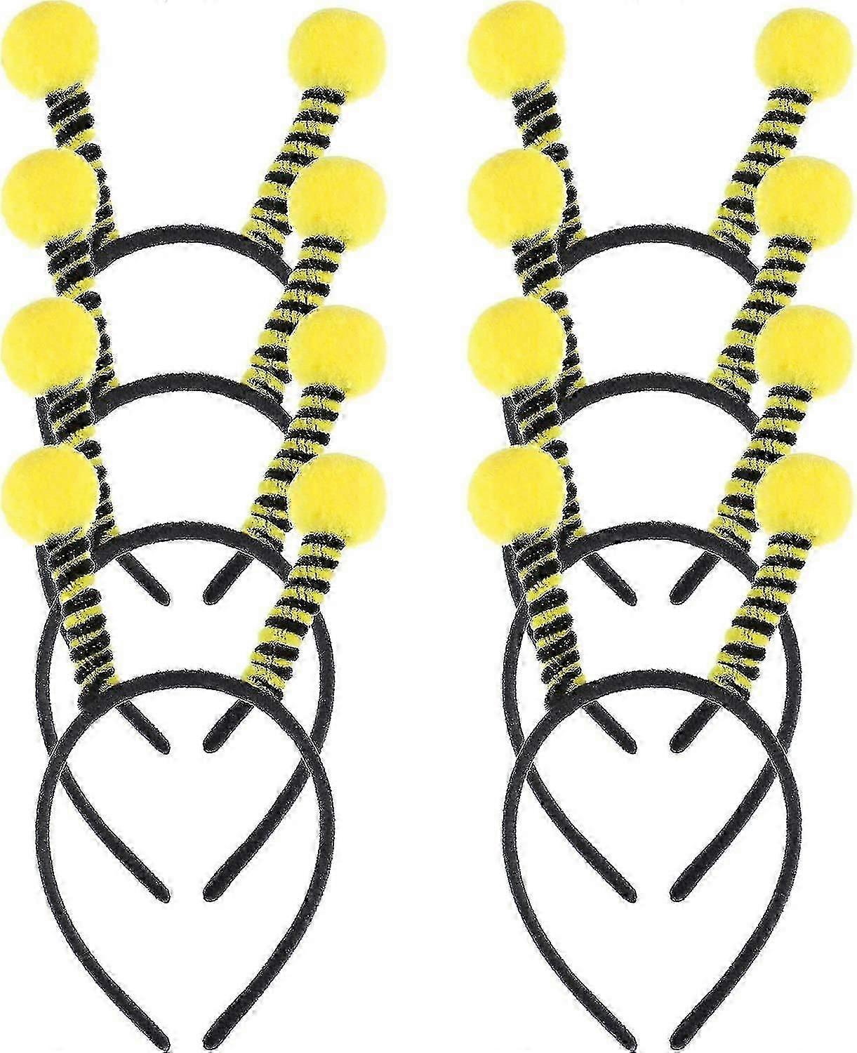 8 Pack Bee Opaska na głowę Bee Opaska na głowę Bee Antenna Opaska na głowę Opaski do włosów z mackami, Ozdoby na Halloween Party-2025
