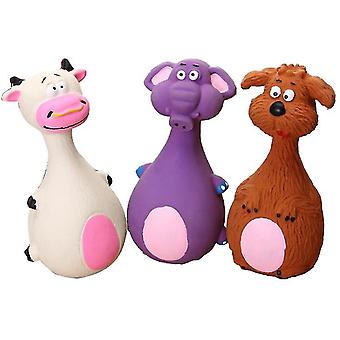 Bissfestes Backenzahn-Latexspielzeug fr Hunde mit Cartoon-Motiv | Fruugo DE