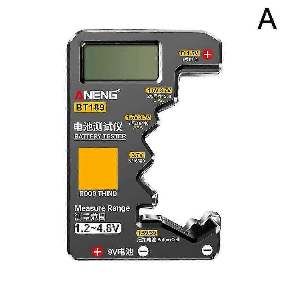 Digital Battery Tester LCD Display C D N AA AAA 9V 1.55V Button Battery