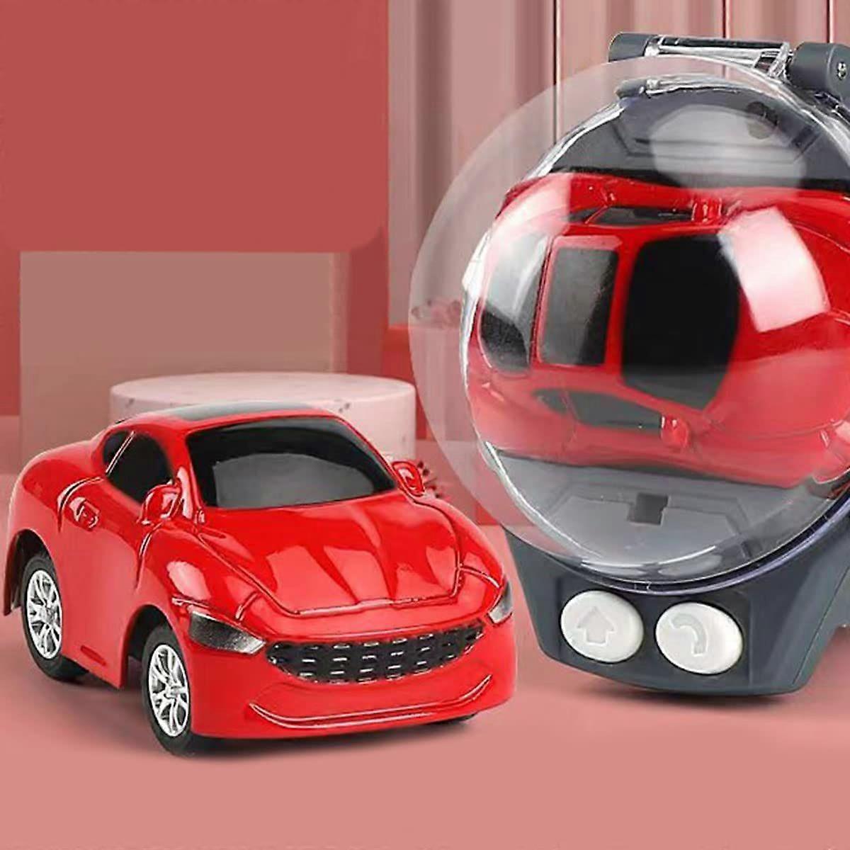 Távirányító Autós óra Játékok 2,4 GHz RC Kisautó Analóg Óra USB Tölthető Csukló Versenyautó Karóra STEM Ismeretterjesztő Rajzfilm RC Kisautó ST-4