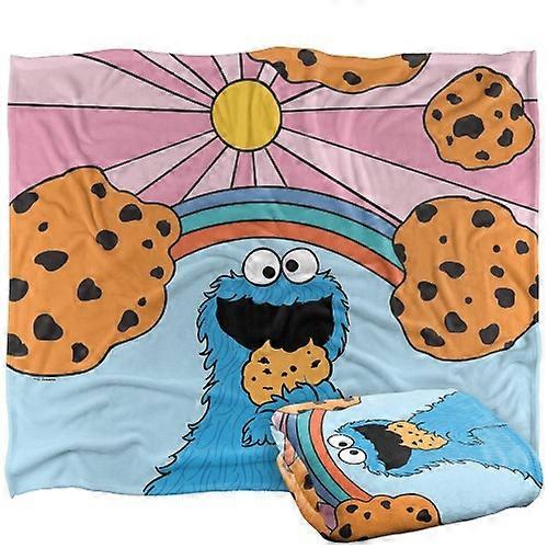 Sesame Street Sunrise Cookie Monster Blanket