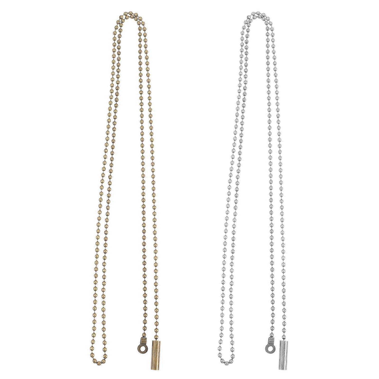 2pcs Ceiling Fan Pull Chain Pull Chain Pendant Extension Light Beaded Pull Chain