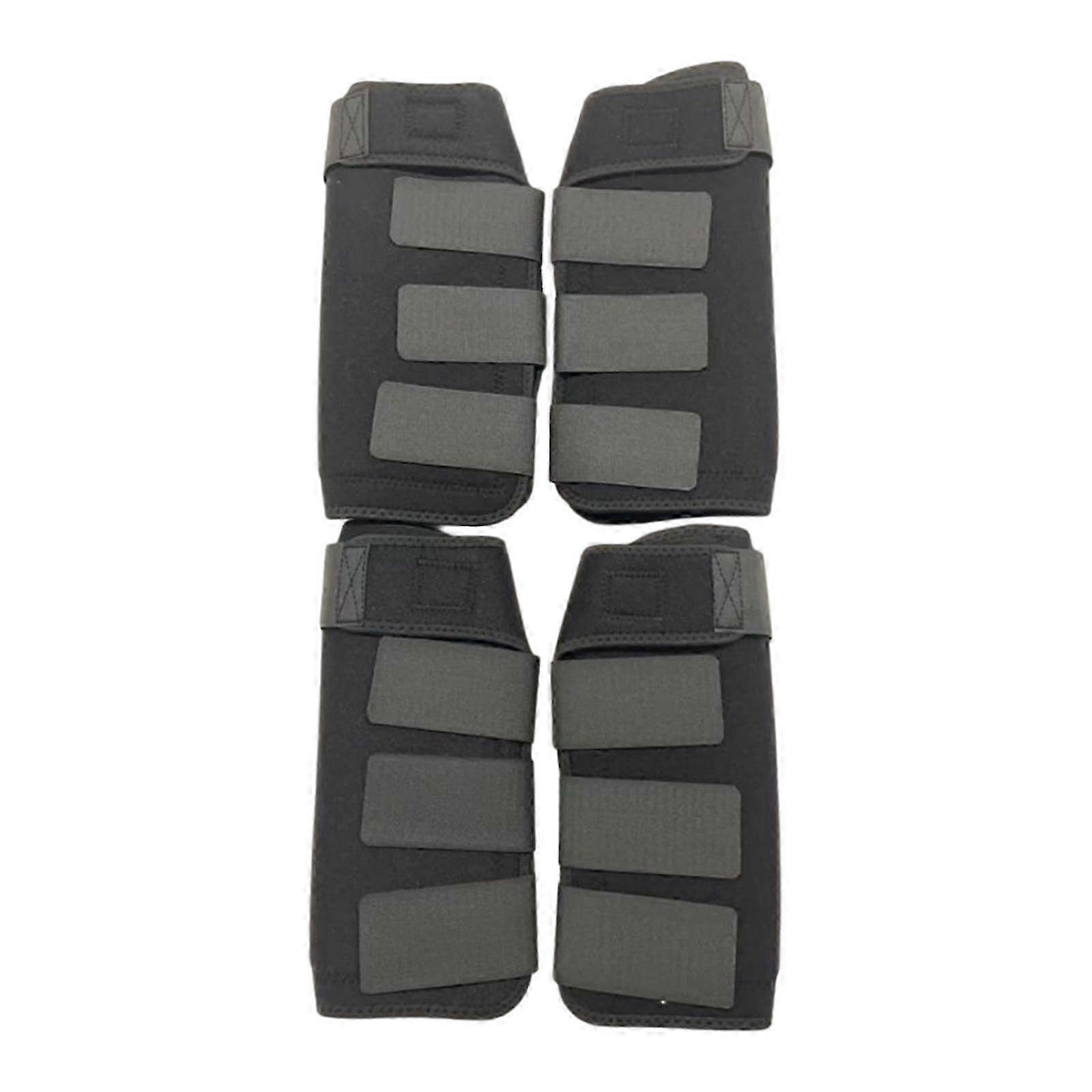 4 قطع أحذية الحصان يلتف الساق حارس الساق لركوب اكسسوارات الفروسية