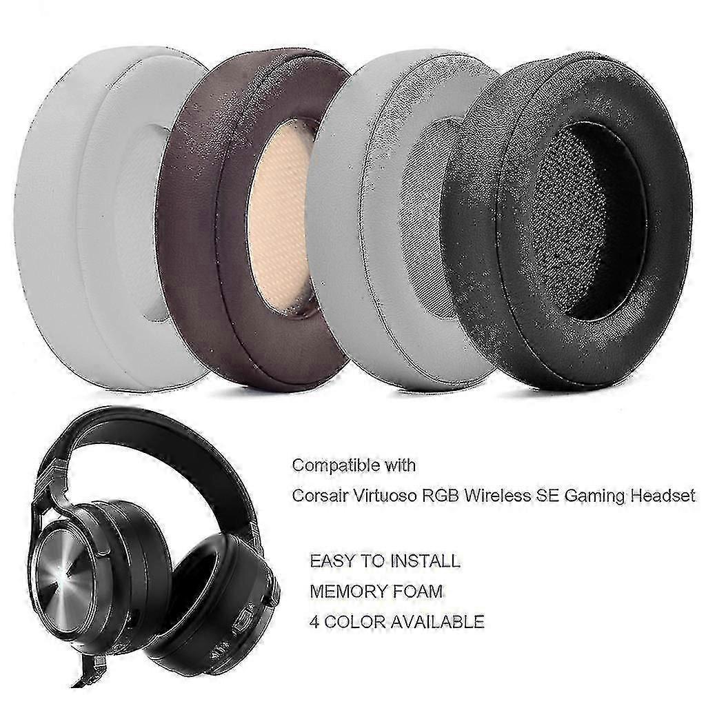 Corsair Virtüözü Rgb Kablosuz Se Oyun Kulaklıkları Yumuşak Köpük Kulak Yastıkları Yüksek Kalite için Yedek Kulak Pedleri