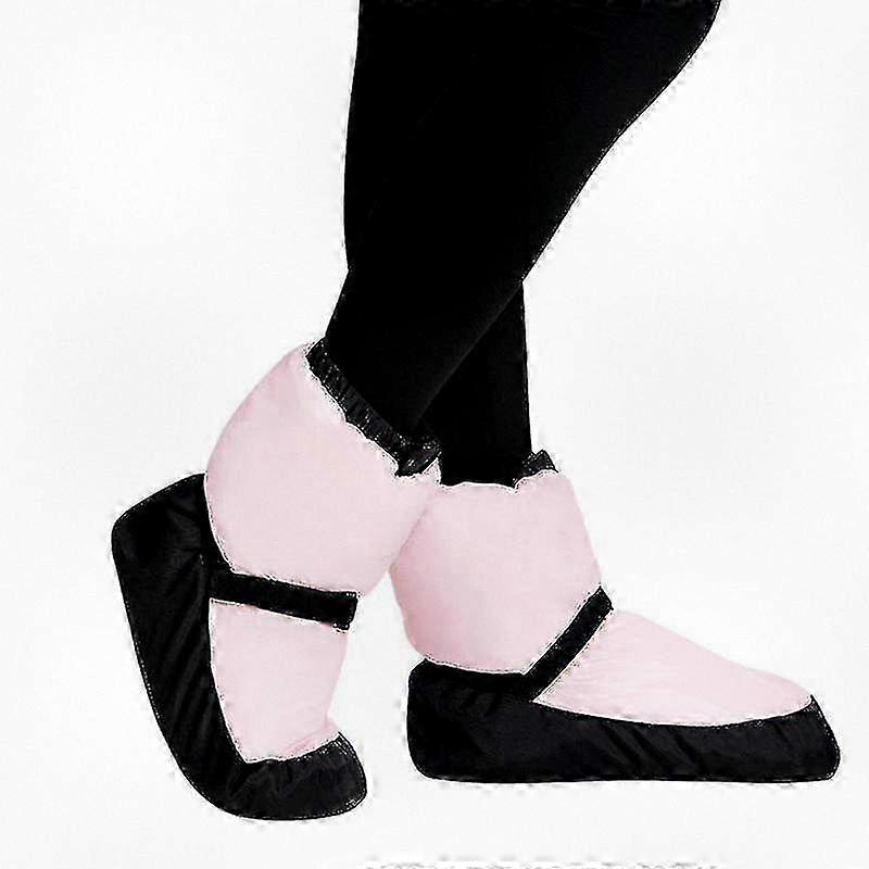 Warm Ballet Dance Shoes for Women with Padded Comfort, Short Exercise Boots Made of Cotton, Suitable for Various Dance Styles