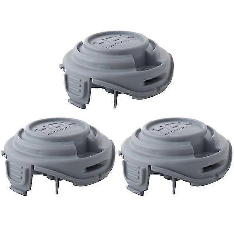 3Pcs Compatible For Black & Decker STC5433 Type 1 / STC5433PC Type 1 HDL ABS Line Spool Caps, 90588530