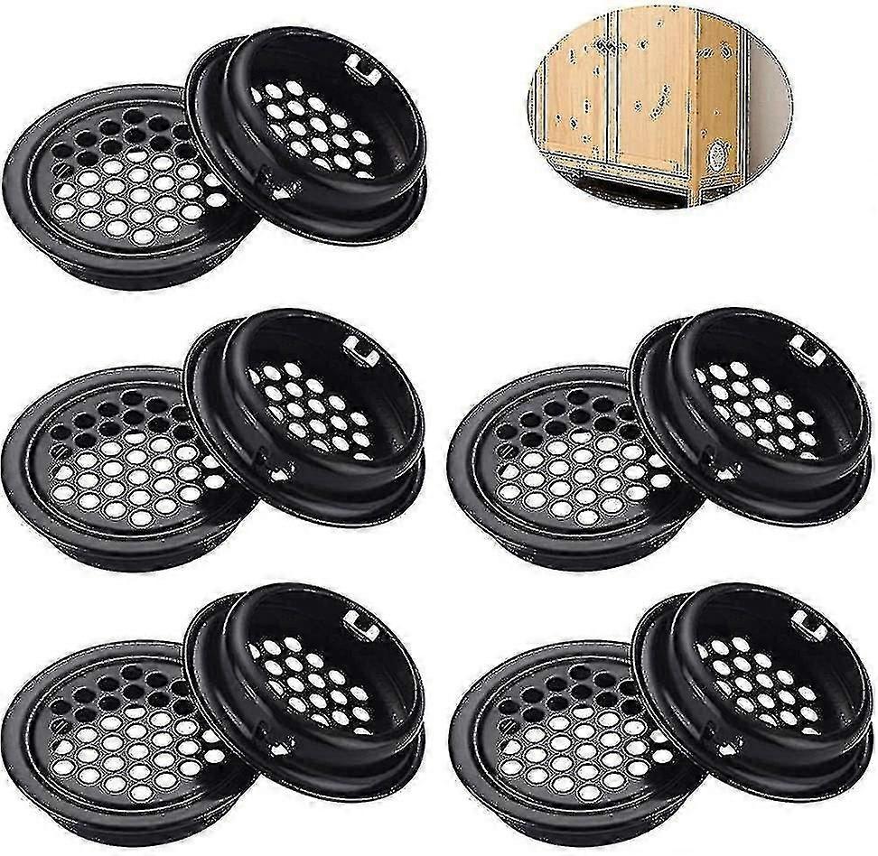 10 Pcs Round Stainless Steel Ventilation Grille